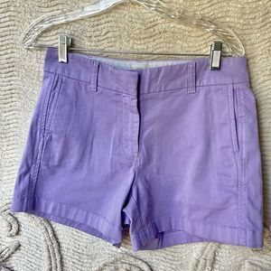 J Crew Purple Shorts Size 4